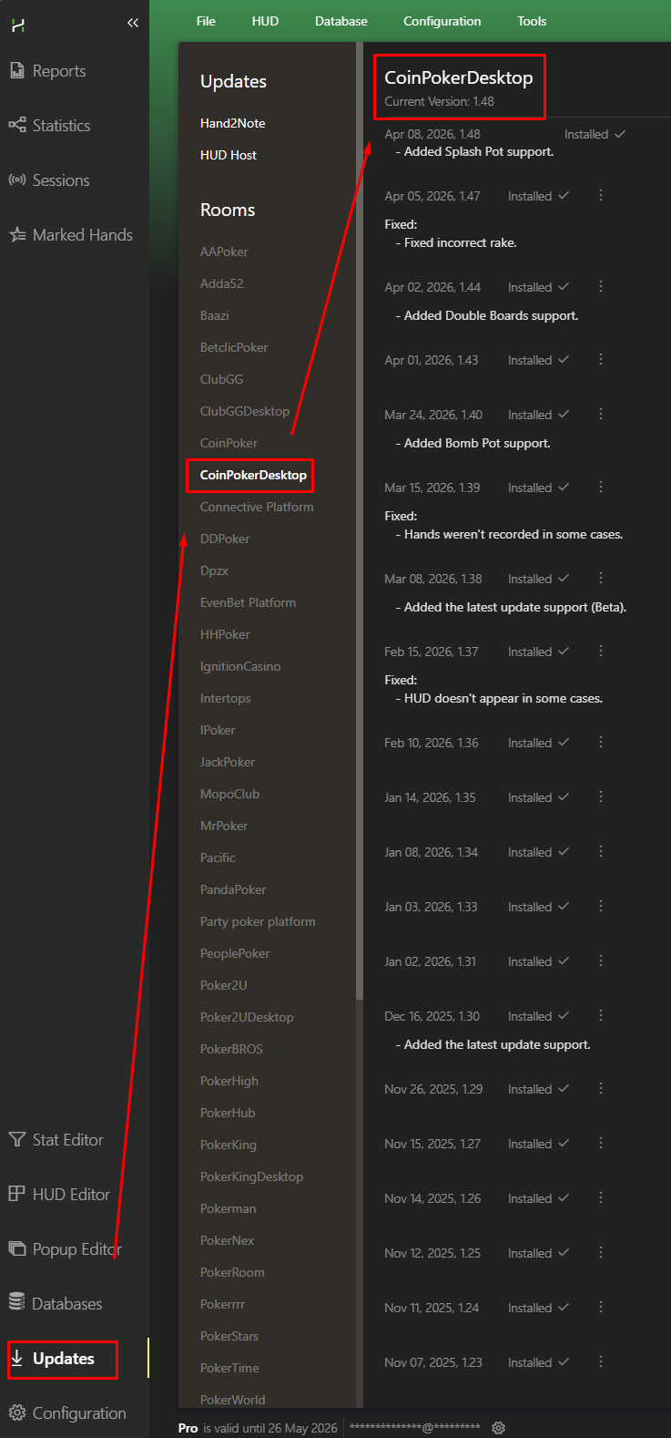 CoinPoker update pedindo exclusoes do Hand2Note no Windows Defender